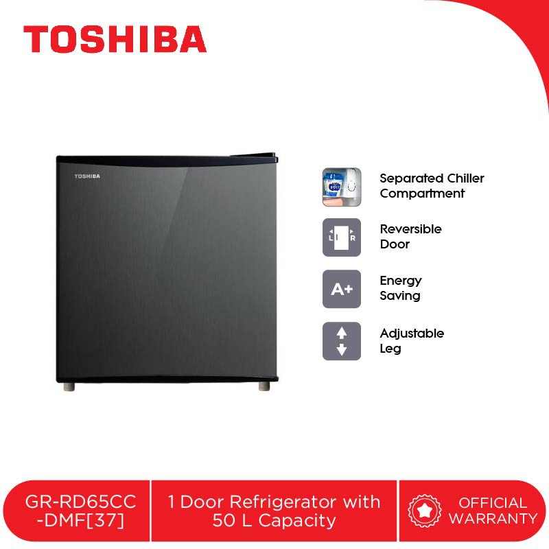 TOSHIBA Kulkas 1 Pintu GRRD65CCDMF[37] Energy Saving