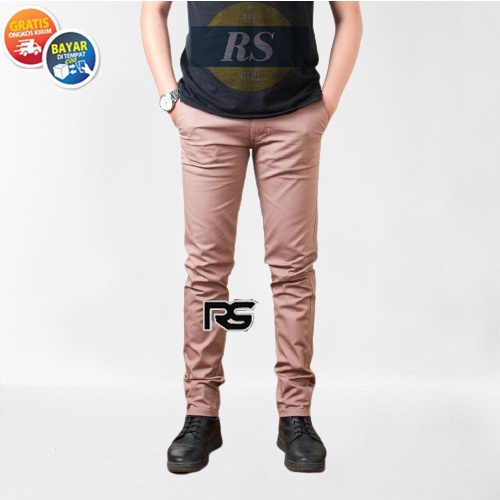 Celana Chino Panjang premium - MOCCA  (UKURAN 28 - 42)