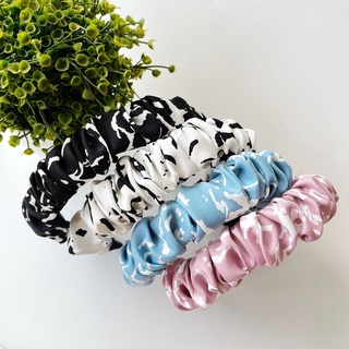 (COD) BANDO SCRUNCHIE | Bando kekinian | BANDO AWAN BAHAN COTTON PREMIUM / Bando Motif Abstrak