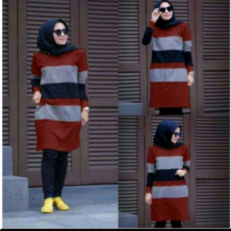 Tunik Wanita Dewasa Tunik Zolaqu  Wanita, Baju muslim Wanita
