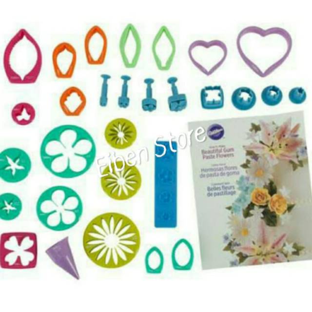 

Wilton Gum Paste Flower Cutter set-25