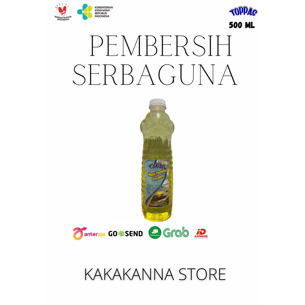 Pembersih Serbaguna Toppas Multipurpose Toppas 500ml