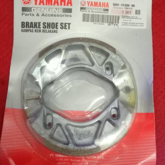 Kampas rem belakang mio sporty original yamaha