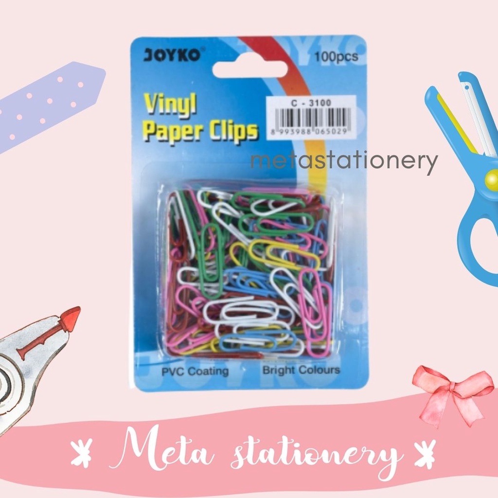 

Klip Kertas / Paper CLip Color Joyko C-3100