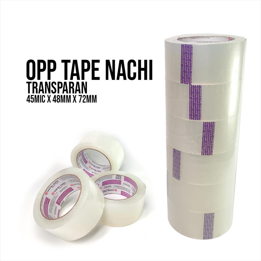 Lakban Bening NACHI 100yard 2 inch Tape Besar Transparan