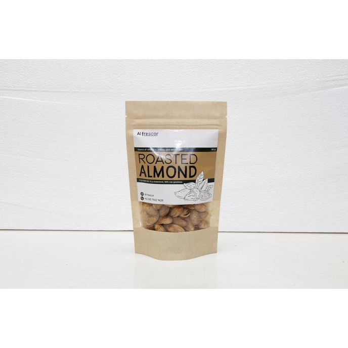 

Hot Promo!! Alfrescor Roasted Almond Almon rasa Vanilla makanan sehat enak 190 gr