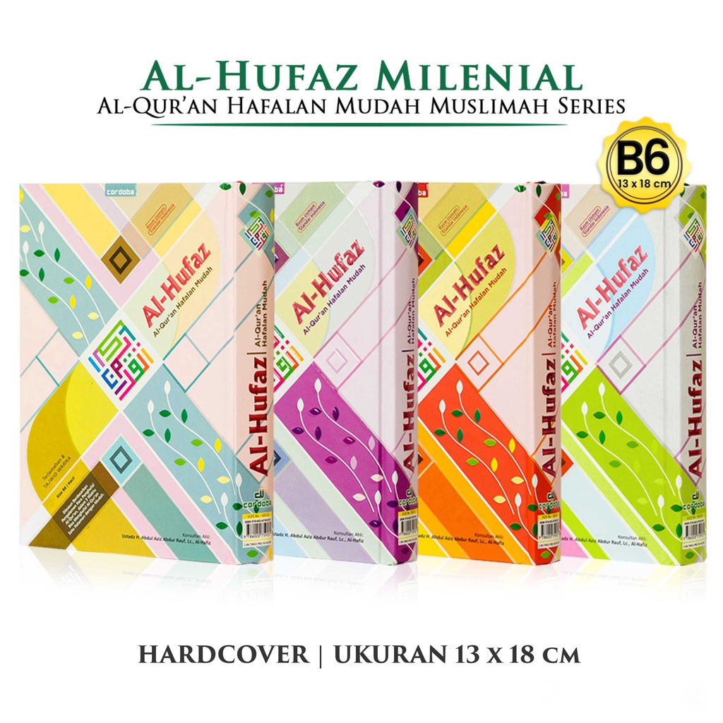 Alquran Kecil Ukuran B6 Al quran Terjemah Al Hufaz Millenial Hafalan Perkata Tajwid Kode Warna Quran