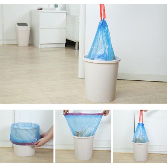 

plastik dengan tali pengikat praktis