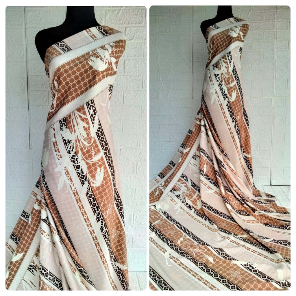 Kain Maxmara Lux motif Padi Oryza harga setengah meter