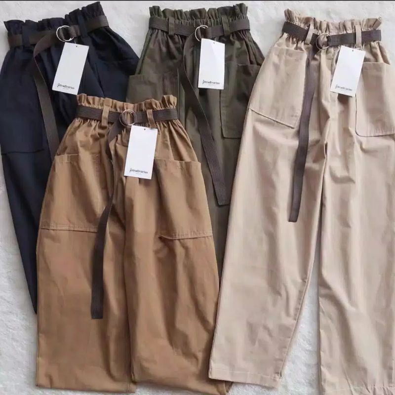 baggy pocket pants american drill