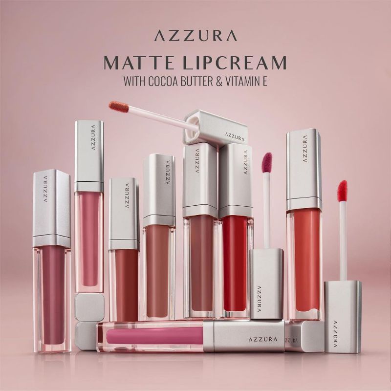 Azzura Matte Lipcream ORIGINAL lipstik bibir tahan lama
