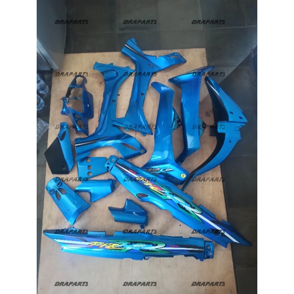 Body Set Fizr F1z R Bc3 Biru Super Langka Fullset Bodi F1zr Halus Kasar - Stiker Lapis Clear