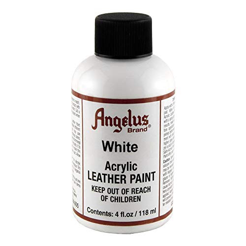 white leather paint