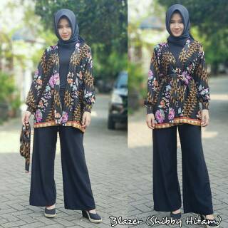  Blazer  batik  kekinian modern real pict Shopee  Indonesia