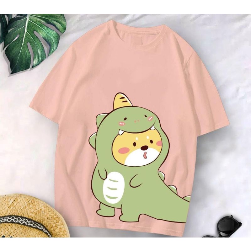 KAOS DEWASA DINO BEAR/OVERSIZE TSHIRT
