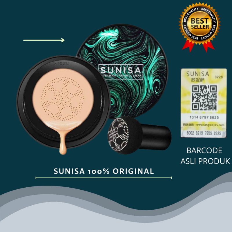 SUNISA ORIGINAL 100% ADA BARCODE sunisa air cushion