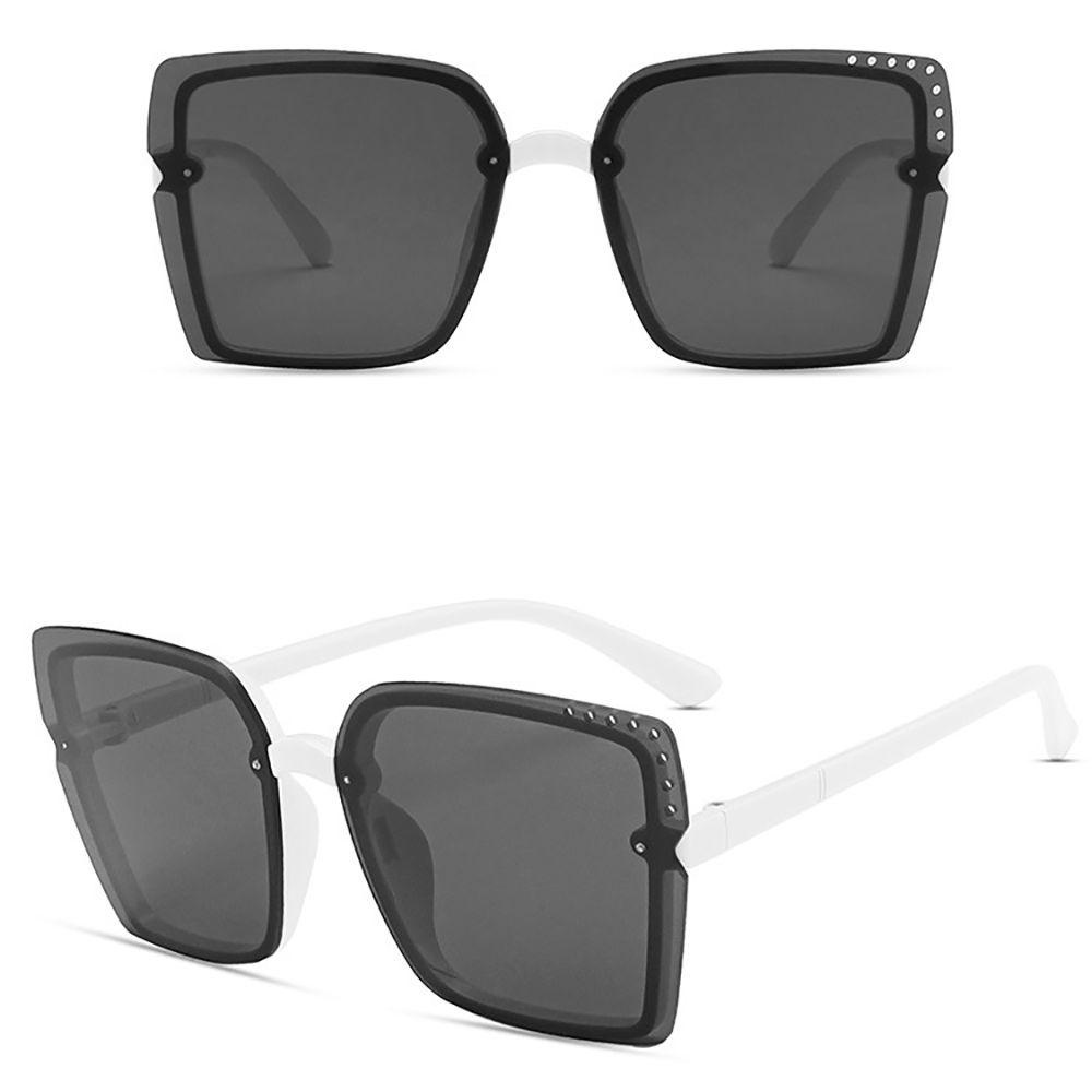 [Elegan] Square Sunglasses Classic Glasses Kacamata Perlindungan Anti Radiasi Pria Kacamata Anti Radiasi Untuk Wanita Sale Frameless Anti Radiasi Kaca Kacamata Wanita Kacamata