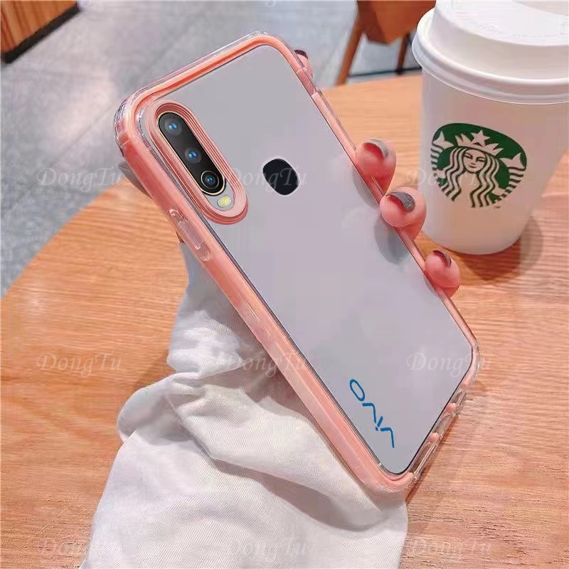 Casing HP Phone Case Transparan 3in1 Untuk VIVO Y21 Y21s Y21a Y33s Y33t Y17 Y3 Y15 Y12 Y11 Y12I Y20 Y20i Y20s Y12s Y15s Y15a Y16 Y35 Y02S Y22s Cover Anti-drop