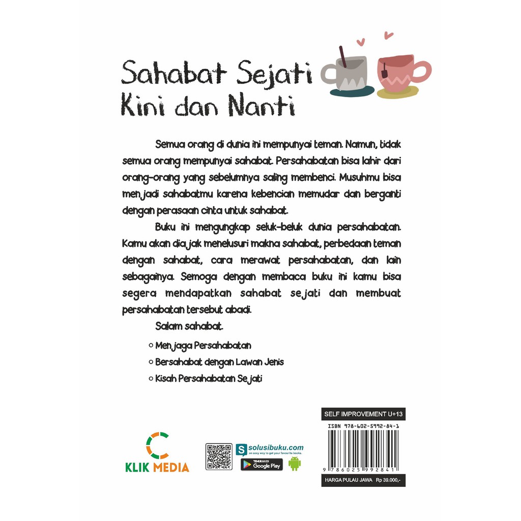 Buku Sahabat Sejati Kini Dan Nanti Shopee Indonesia