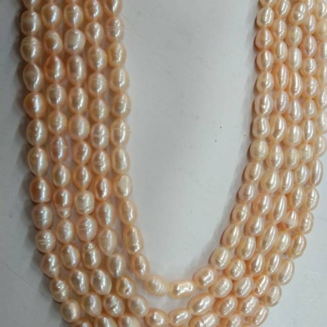 Mutiara air tawar oval 10 mm