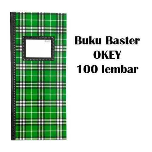 

Buku Folio Baster Okey 100 Lembar HC Hard Cover Ekspedisi Ukuran Tanggung - Satuan