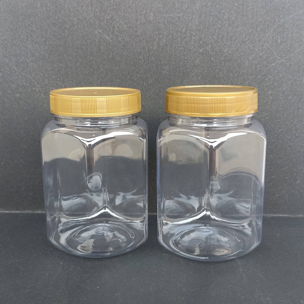 Toples jar 500 ml / Hexagonal / toples bawang goreng