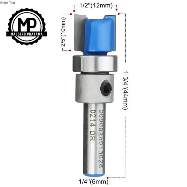 

BARU MATA PROFIL as seperempat inch template flash trim cutter