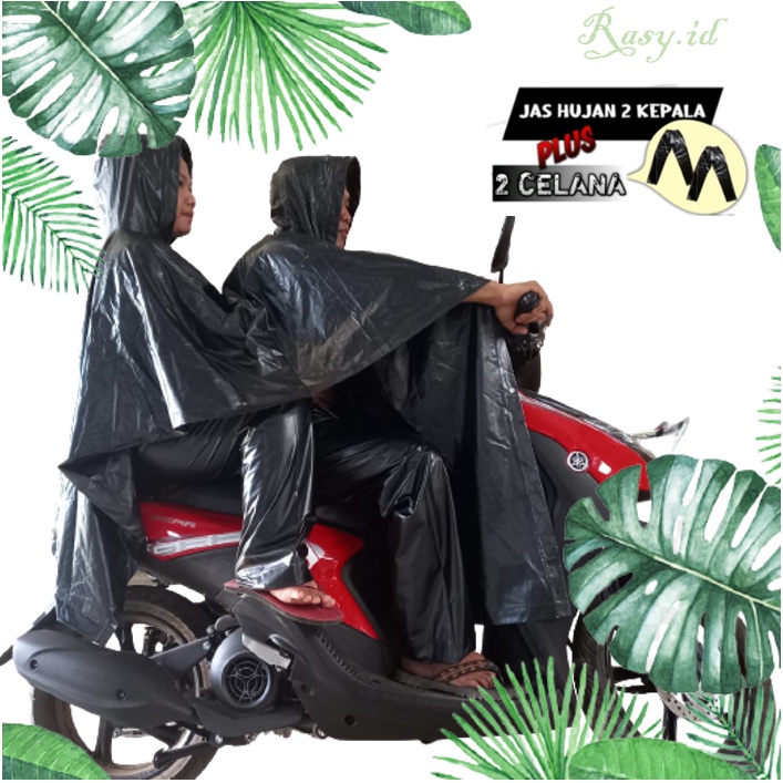 Jas Hujan Rotec Ponco Kelelawar 2 Kepala 2 Celana Standart dan Jumbo