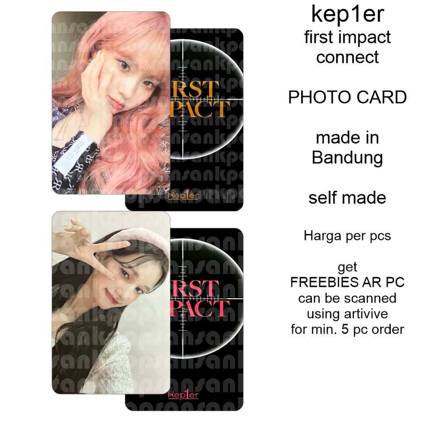 photocard kep1er first impact unofficial