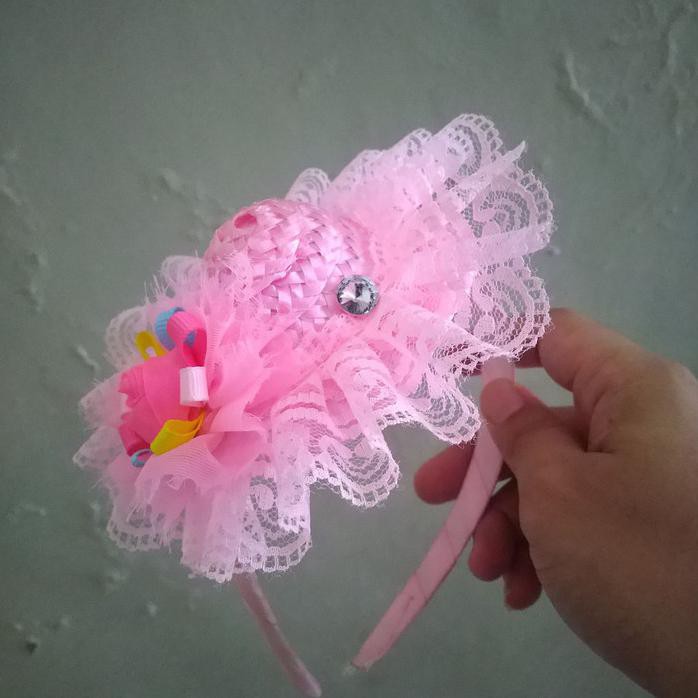 Bando Anak Perempuan Model Topi