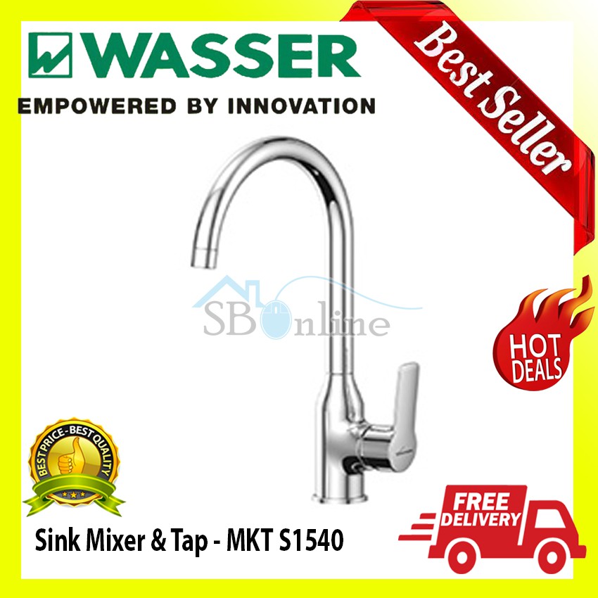 Sink Mixer &amp; Tap by Wasser - MKT S1540