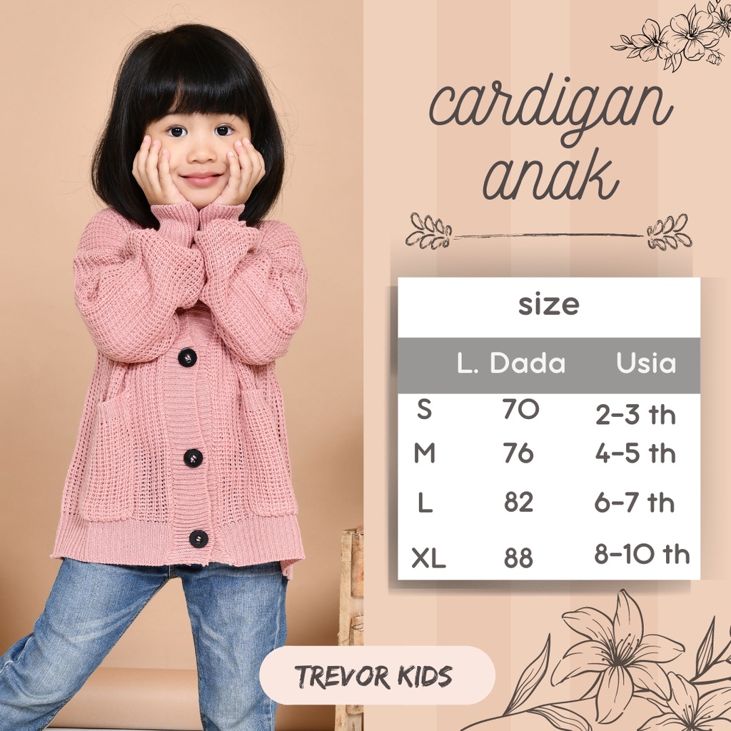 Locy Cardigan Anak / SWEATER CARDIGAN RAJUT ANAK MURAH COD BISA BAYAR DITEMPAT