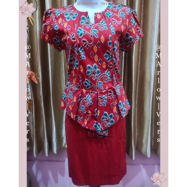 [PRELOVED]  Dress Batik Lokal Premium,