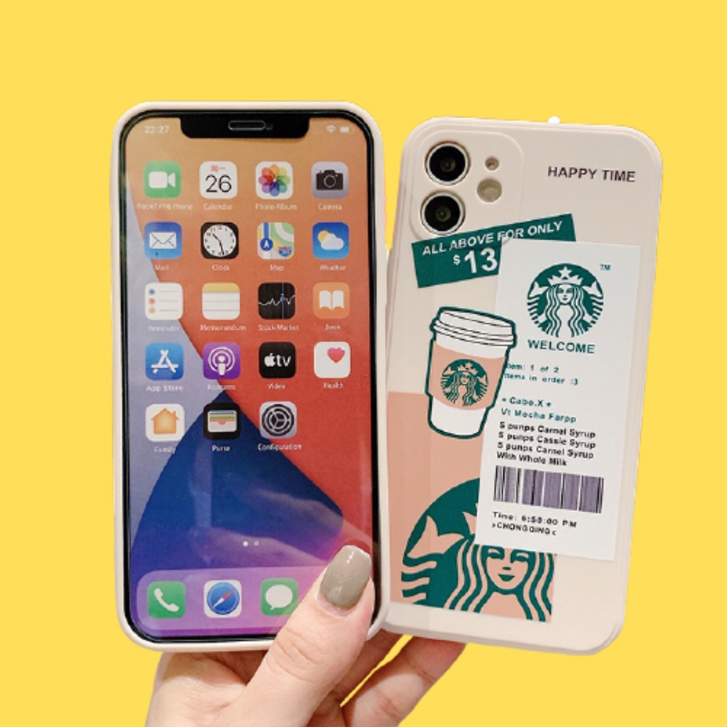 Soft Case Softcase Motif Starbucks Untuk Iphone 11 12 Pro Max 6 6s 7 8 Plus Xr X Xs Max Murah