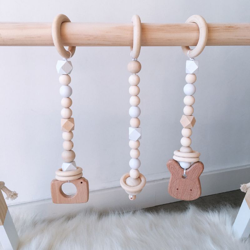 Mary Mainan Rak Kayu Solid Desain Kartun Gaya Nordic Untuk Dekorasi Kamar Bayi / Anak