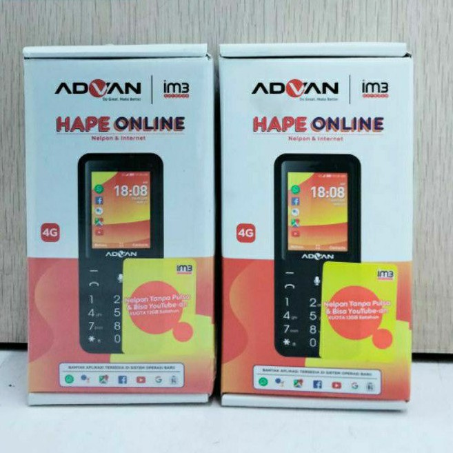 ADVAN HP ONLINE 4G BISA WA DAN FB GARANSI RESMI