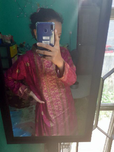 Atasan Batik Dolby Dolbi Dobby Doby Tenun Sutra Tulis Halus Katun Atbm Baron ,sarombit Atasan