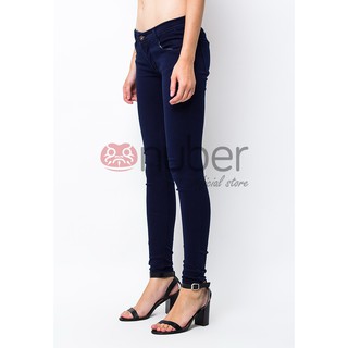 Nuber Celana  Panjang Jeans Pensil  Wanita  Navy Black 