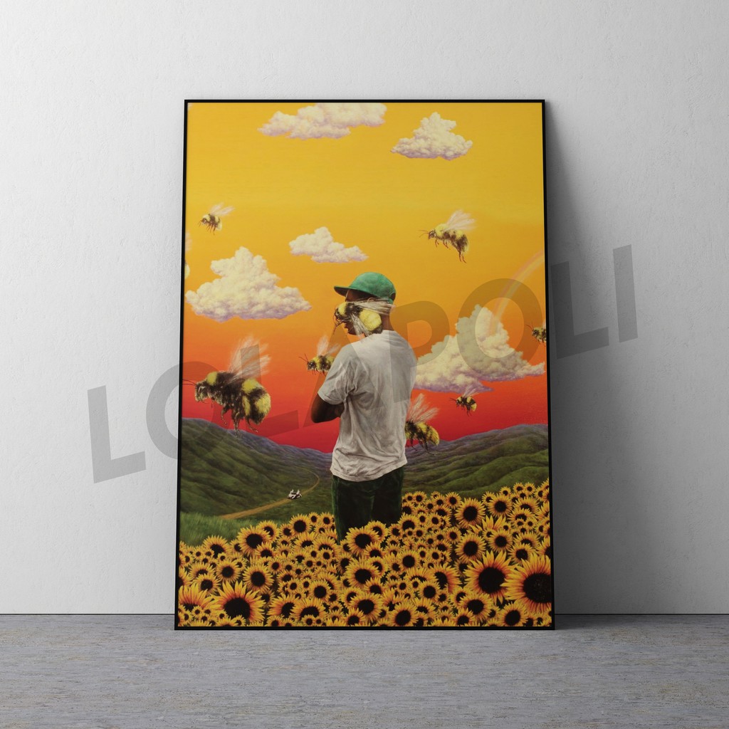 Hiasan Dinding Poster Kayu - Tyler, The Creator Flower Boy