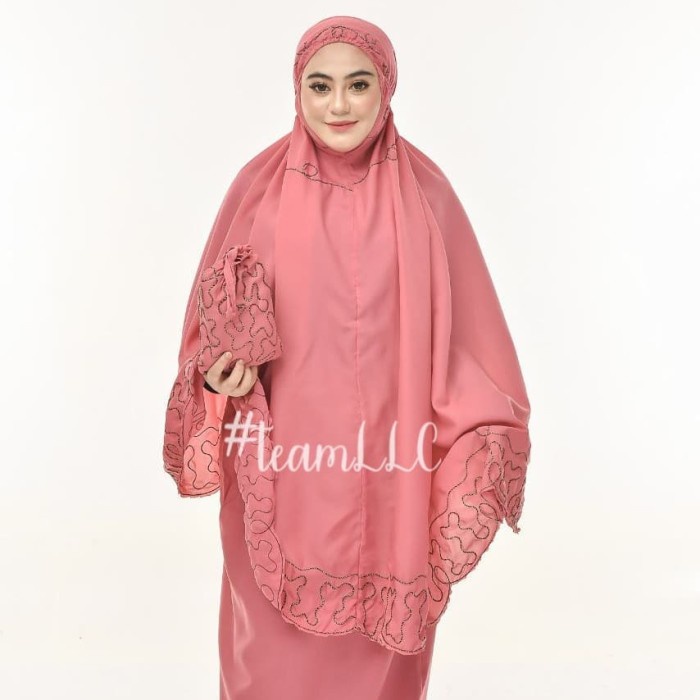 MUKENA- MUKENA TRAVELING KECIL SILKY TWO IN ONE -MUKENA.