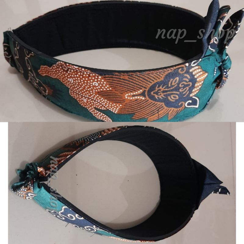 Iket udeng totopong sunda motif batik model terbuka bisa COD
