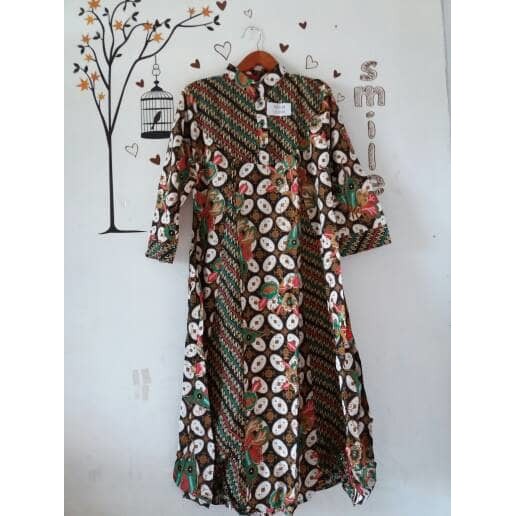 Unik Gamis   Longdress Katun Hana Batik HAP Murah