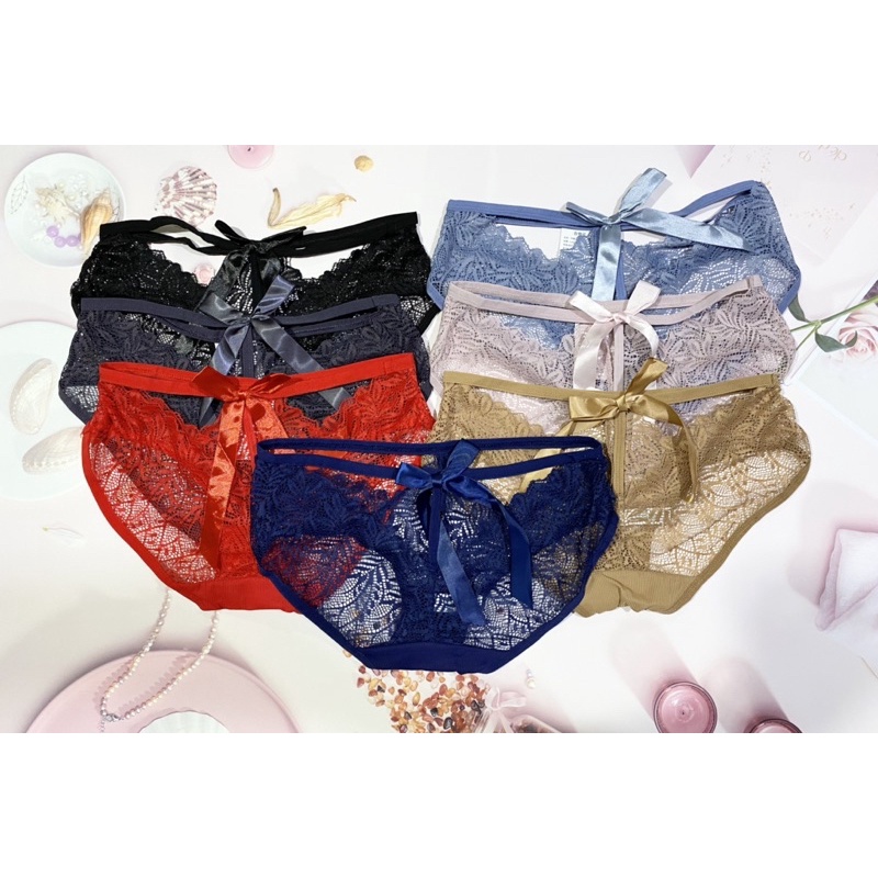 Underwear Seamless Renda Sexy Open Thong Kancut Remaja Kolor Cangcut Celana Dalam Pita Lingerie G St