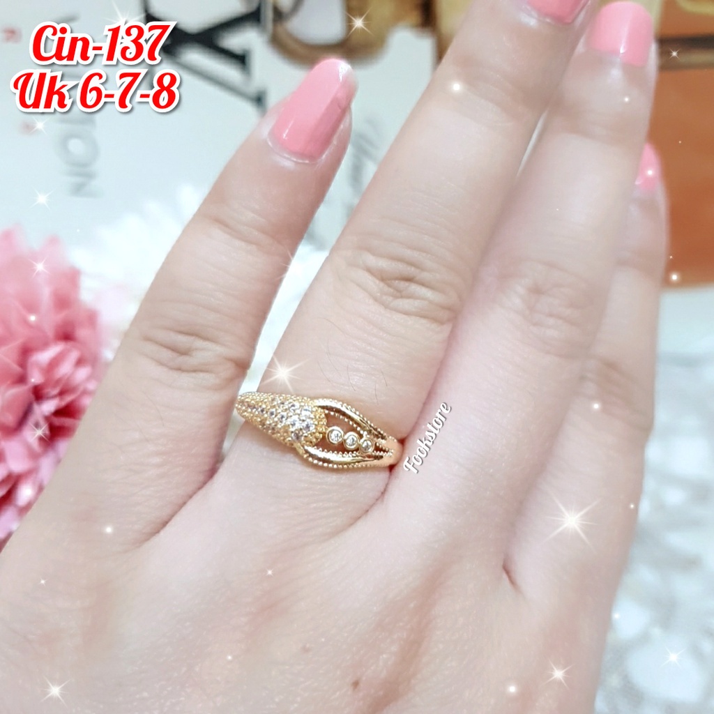 TERBARU CINCIN WANITA XUPING/ANTI ALERGI