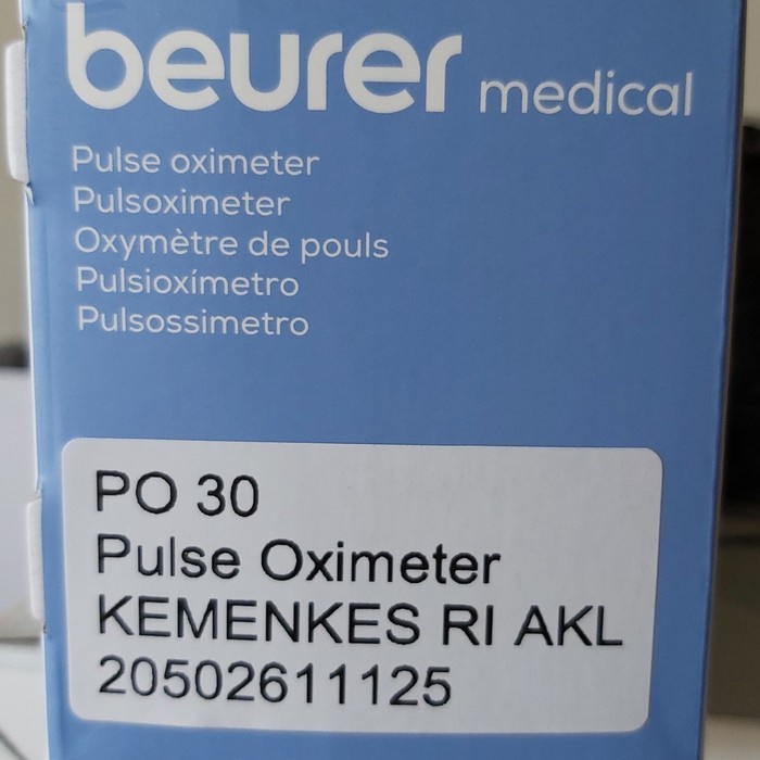 BEURER PO 30 ALAT UKUR KADAR OKSIGEN PULSE OXIMETER PO30