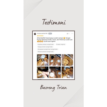 ( BISA COD BAYAR DI TEMPAT ) PROMO BASRENG PEDAS DAUN JERUK BASRENG PEDAS BASRENG DAUN JERUK BASRENG 100GR BASRENG EXTRA PEDAS MAKASSAR PAREPARE SULAWESI-8