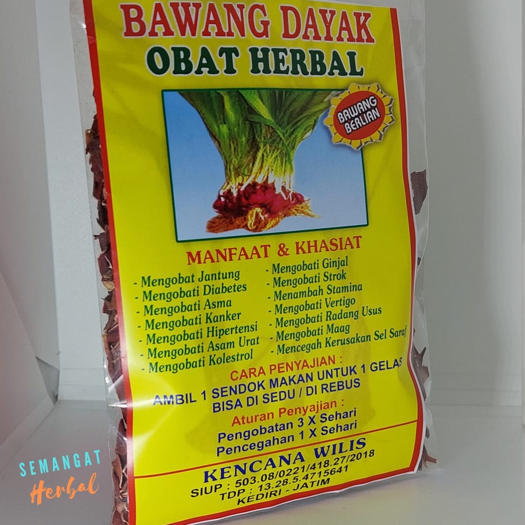 

Bawang dayak Kering kencana Wilis Obat jantung kolestrol