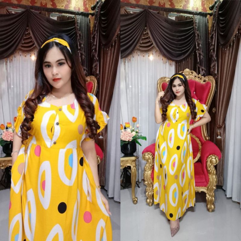 MODELITA DRESS KANCING BUSUI FREE BANDO