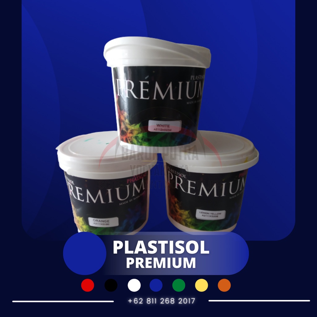 

PLASTISOL PREMIUM FLUORESCENT COLOUR - WARNA NEON 1KG
