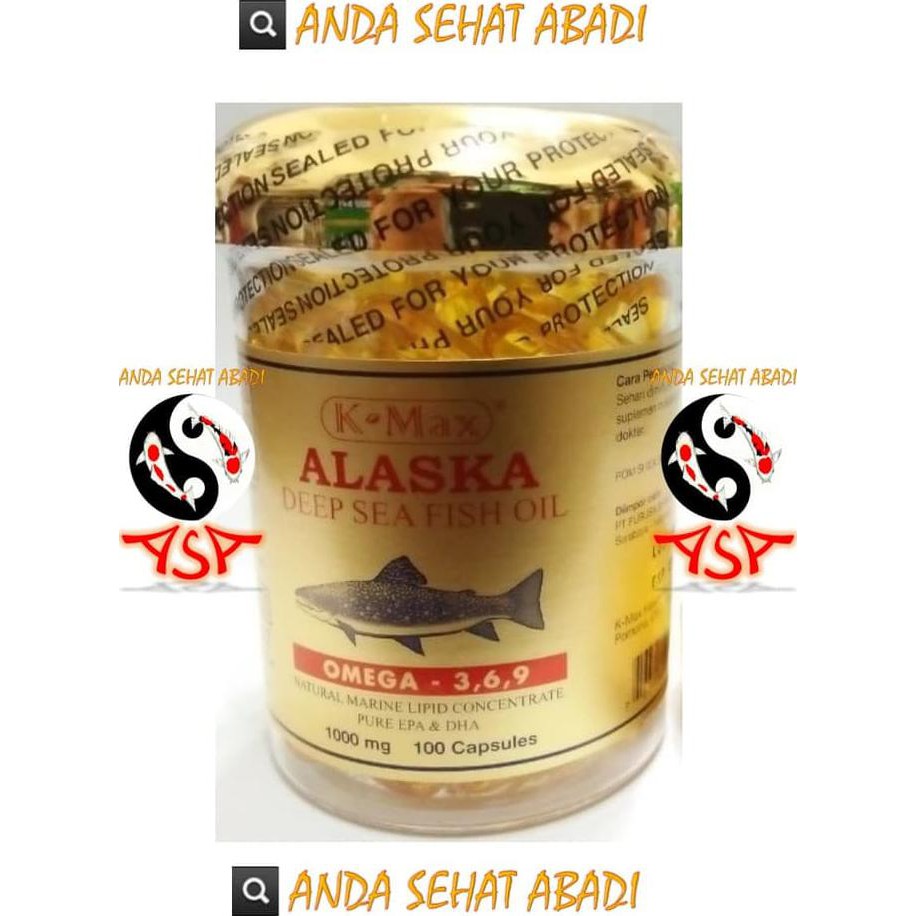 omega 3 6 9/minyak ikan alaska gold edition/k max alaska gold edition EKONOMIS
